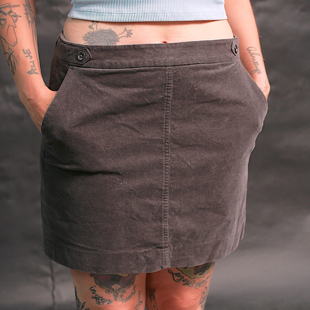 Banana Republic Gray Skirt with Pockets Size 6